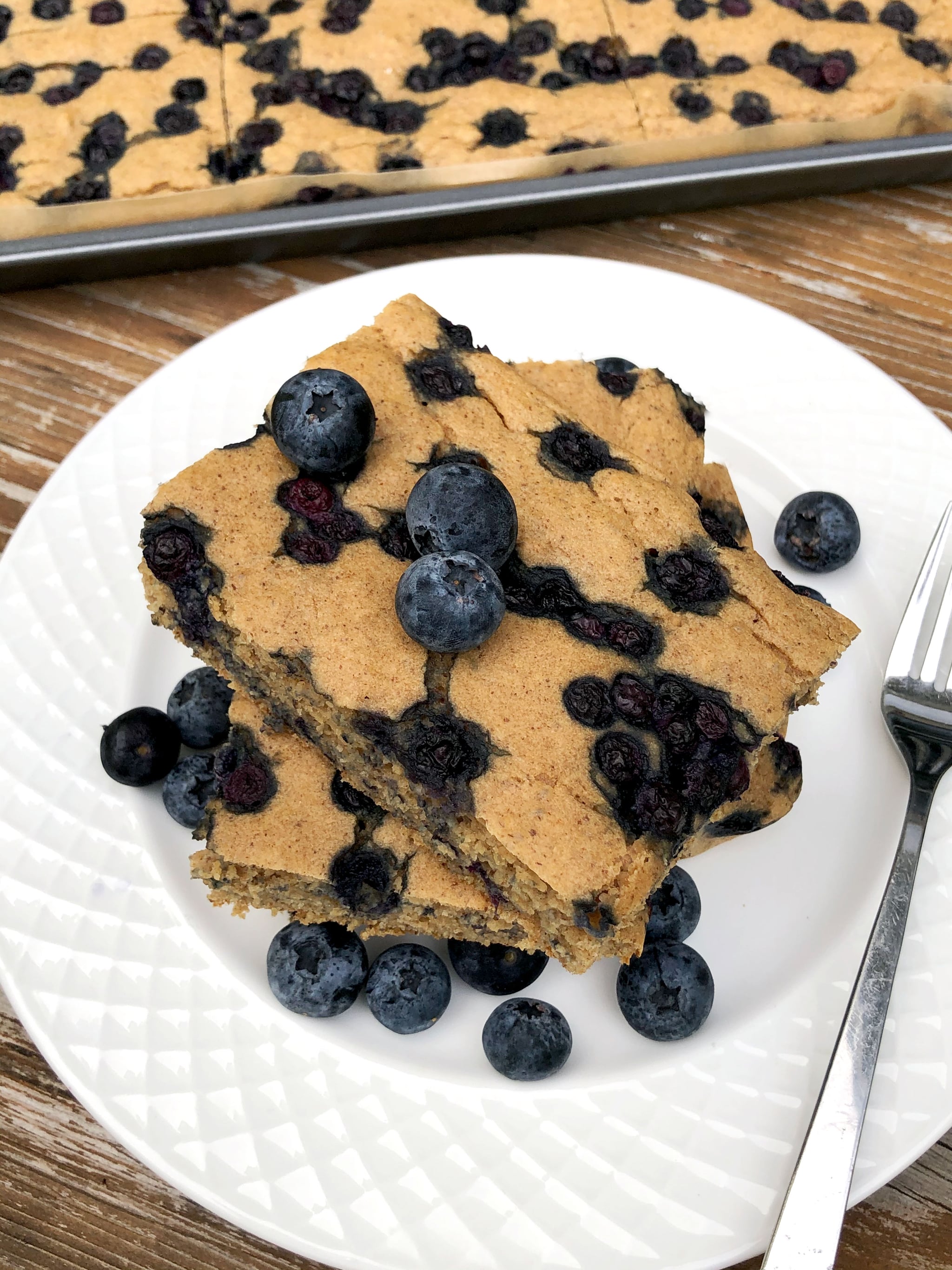 Sheet-Pan Vegan Protein Pancakes | POPSUGAR Fitness