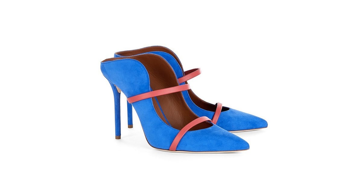 royal blue mules