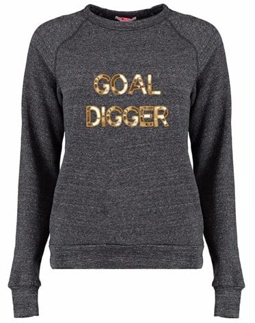 Bow Drape Goal Digger Sweatshirt 58 31 Hilarious Gifts