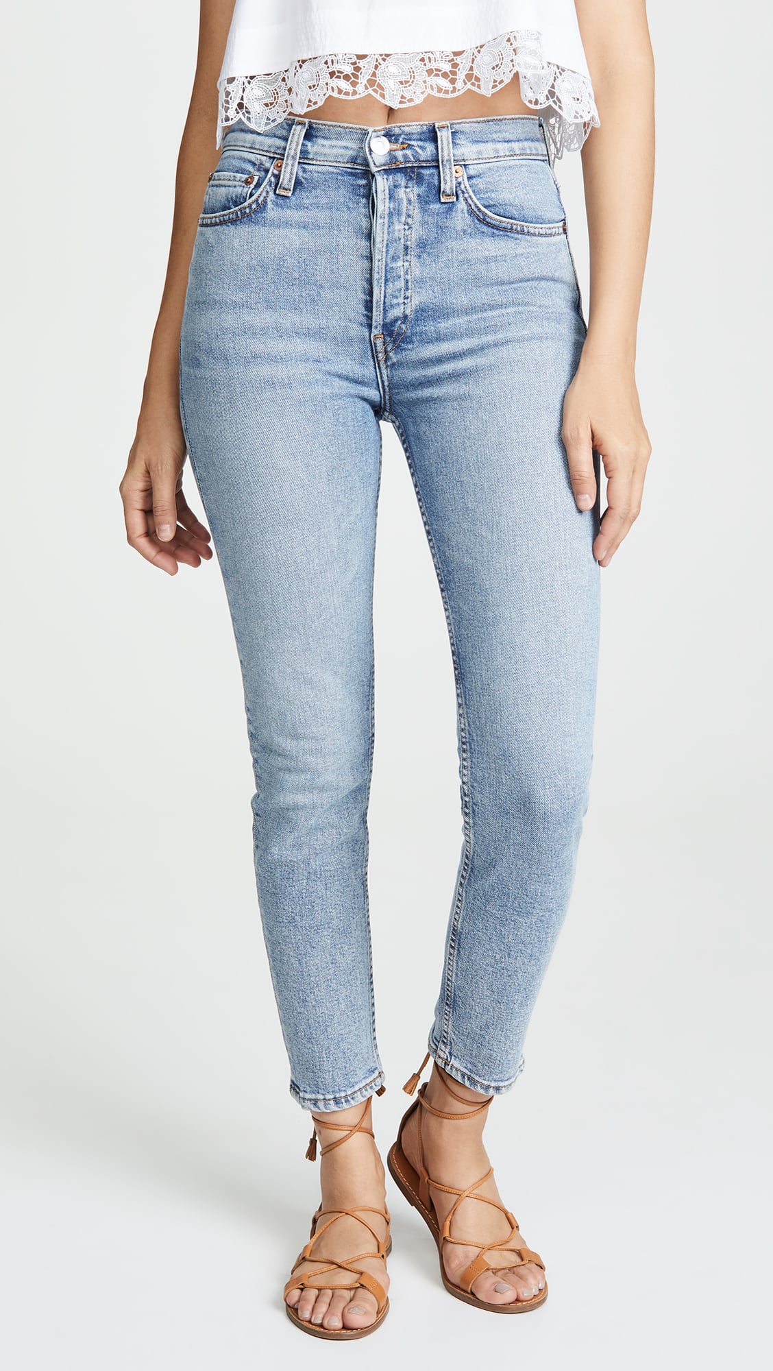 most comfortable high rise jeans