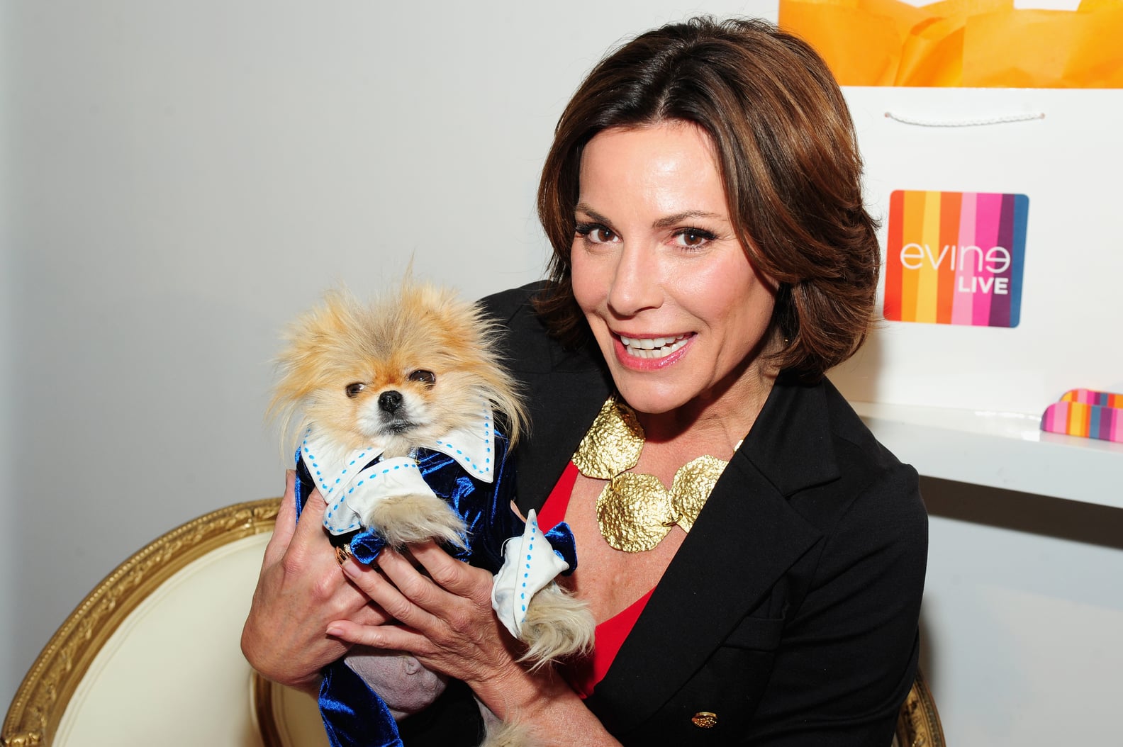 Lisa Vanderpump's Dog Giggy on Red Carpet PS Pets
