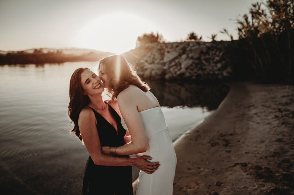 Sexy River Beach Engagement Photo Shoot