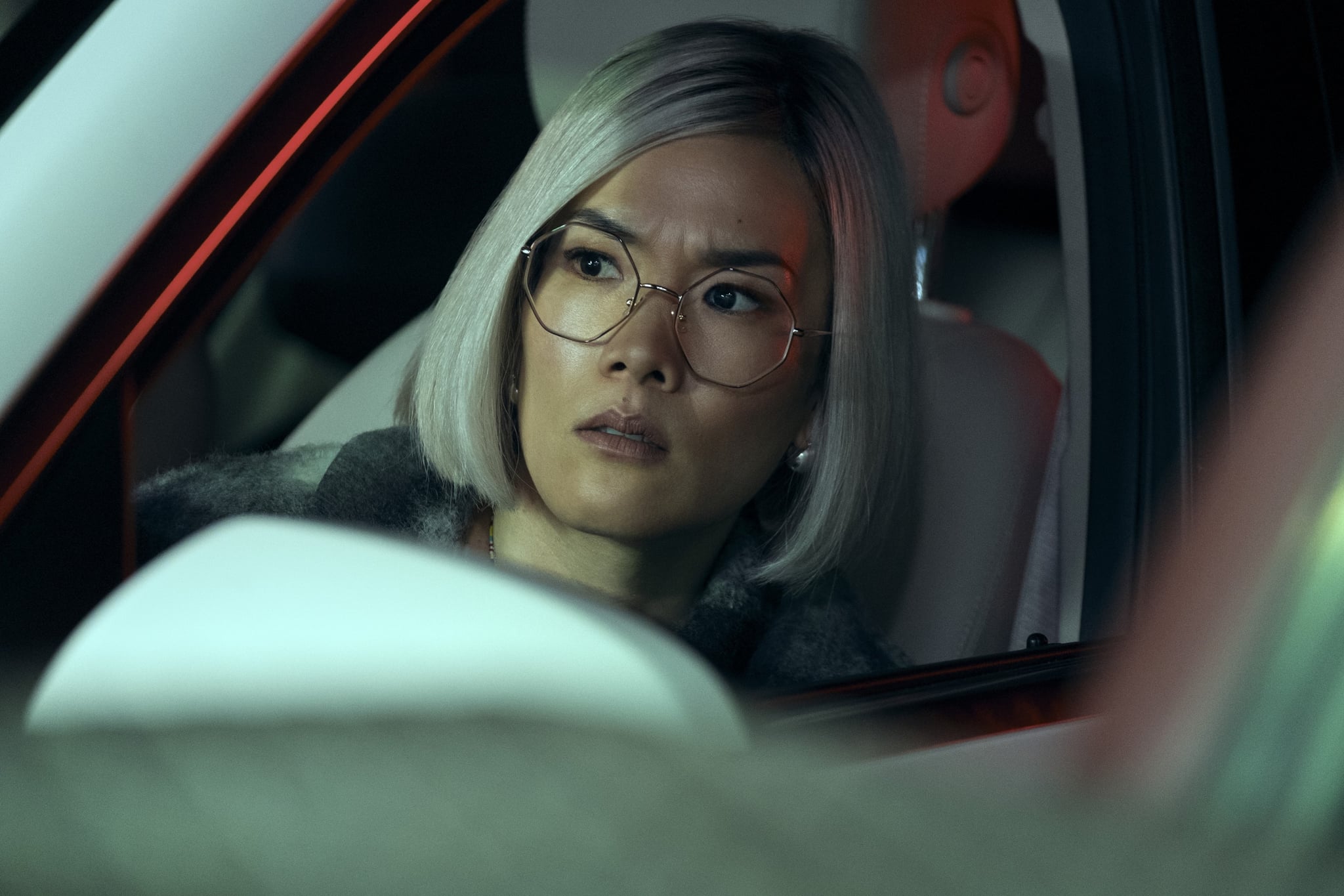 Ali Wong's blond wig in Netflix's Beef.