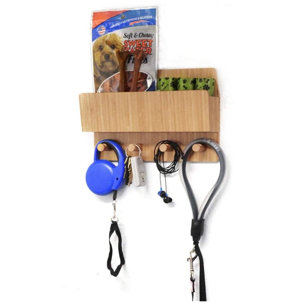 Bamboo Pet Supply Organiser