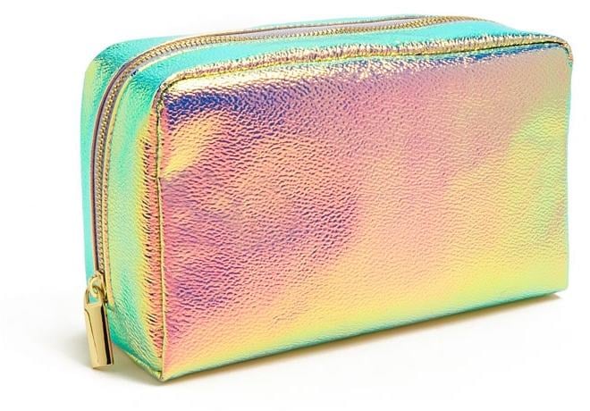 Forever 21 Iridescent Makeup Bag Beauty Queens 18 Stocking