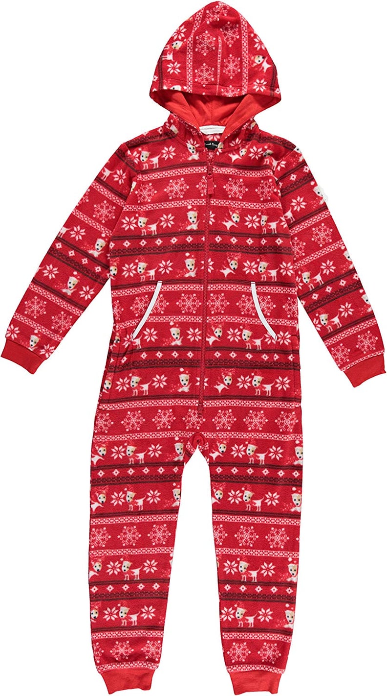 Mariah Carey Kids' Fairisle Print Hooded Onesie