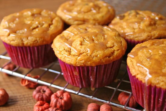 Gluten-Free, Vegan Pumpkin Chocolate Chip Cupcakes With Cinnamon Glaze