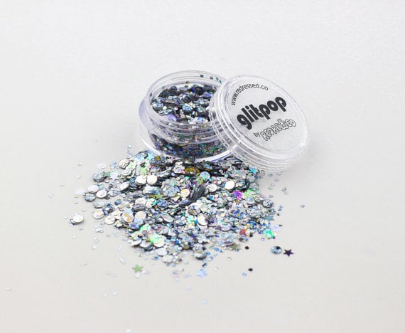 Glitpop Holographic Glitter For Face, Body, and Hair in Magpie
