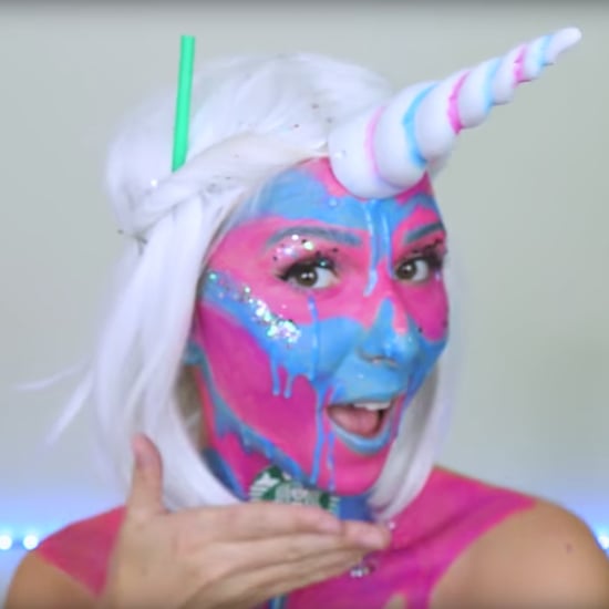 Starbucks Unicorn Frappuccino Halloween Makeup