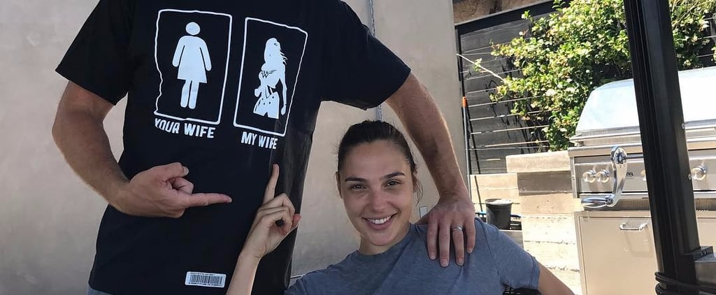 Gal Gadot's Husband's Wonder Woman T-Shirt Is So Badass