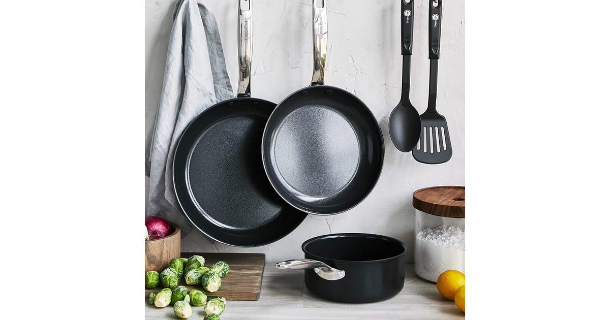 For the Chefs GreenPan Prime Midnight Cookware Pots and Pans Set