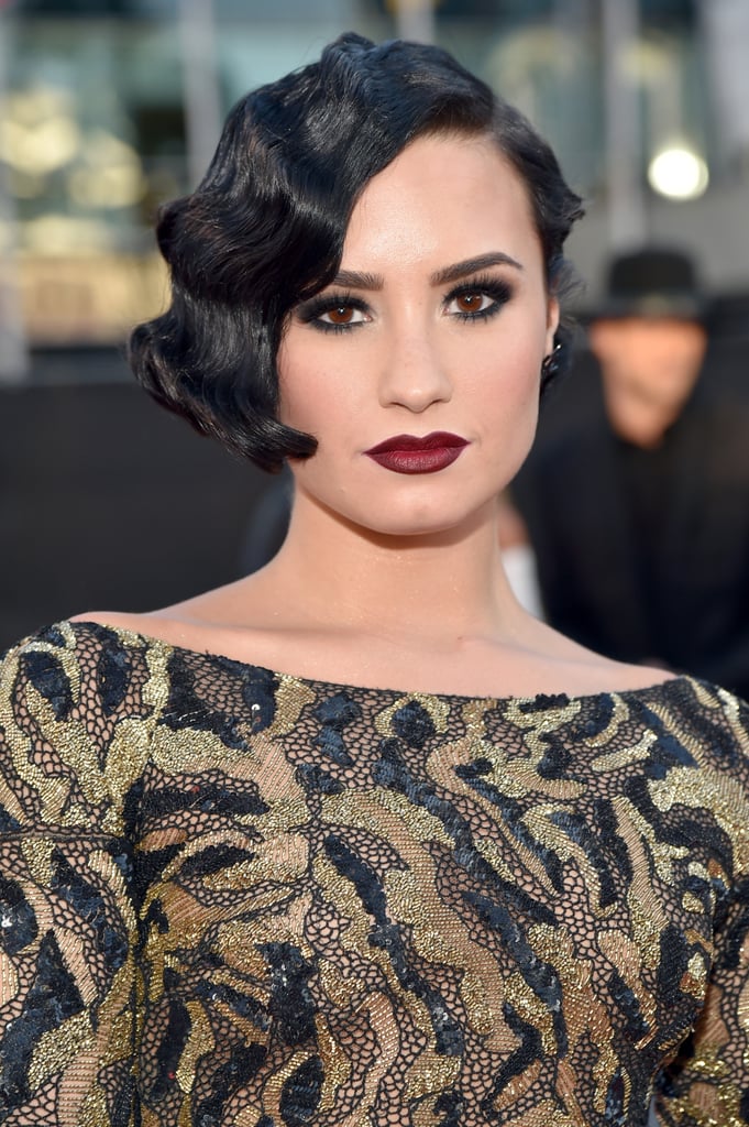 Demi Lovato on the 2015 American Music Awards Red Carpet