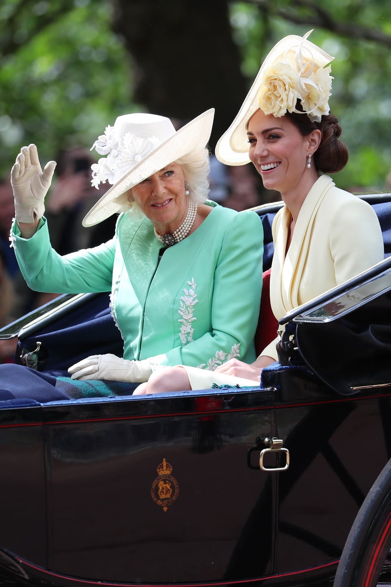 Kate Middleton's Voluminous Side Chignon at Trooping the Colour 2019