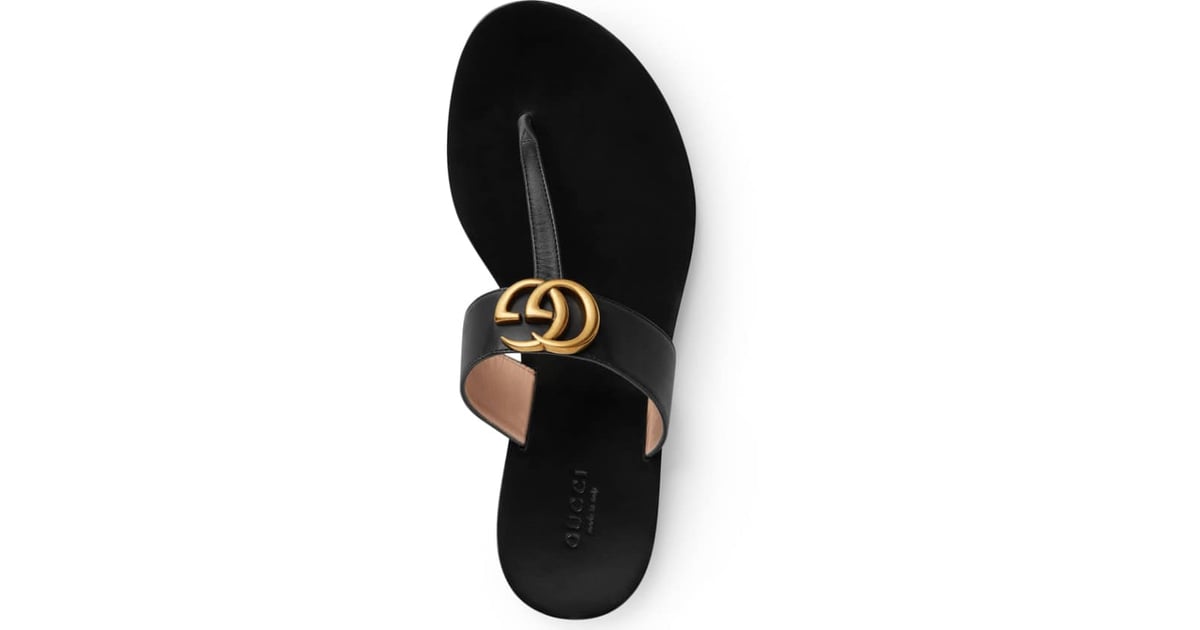 Gucci Marmont T-Strap Sandal | Best Everyday Sandals | POPSUGAR Fashion ...