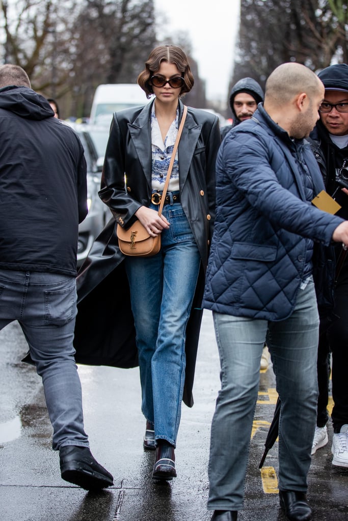 Kaia Gerber's Street Style at Paris Fashion Week