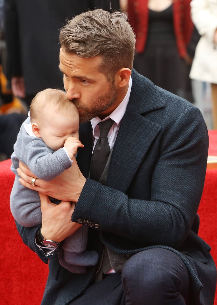 Cute Pictures of Ryan Reynolds With His Kids December 2016
