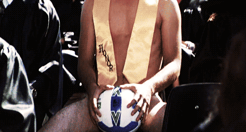 And finally, when Zack lives up to his word and completes his bet.