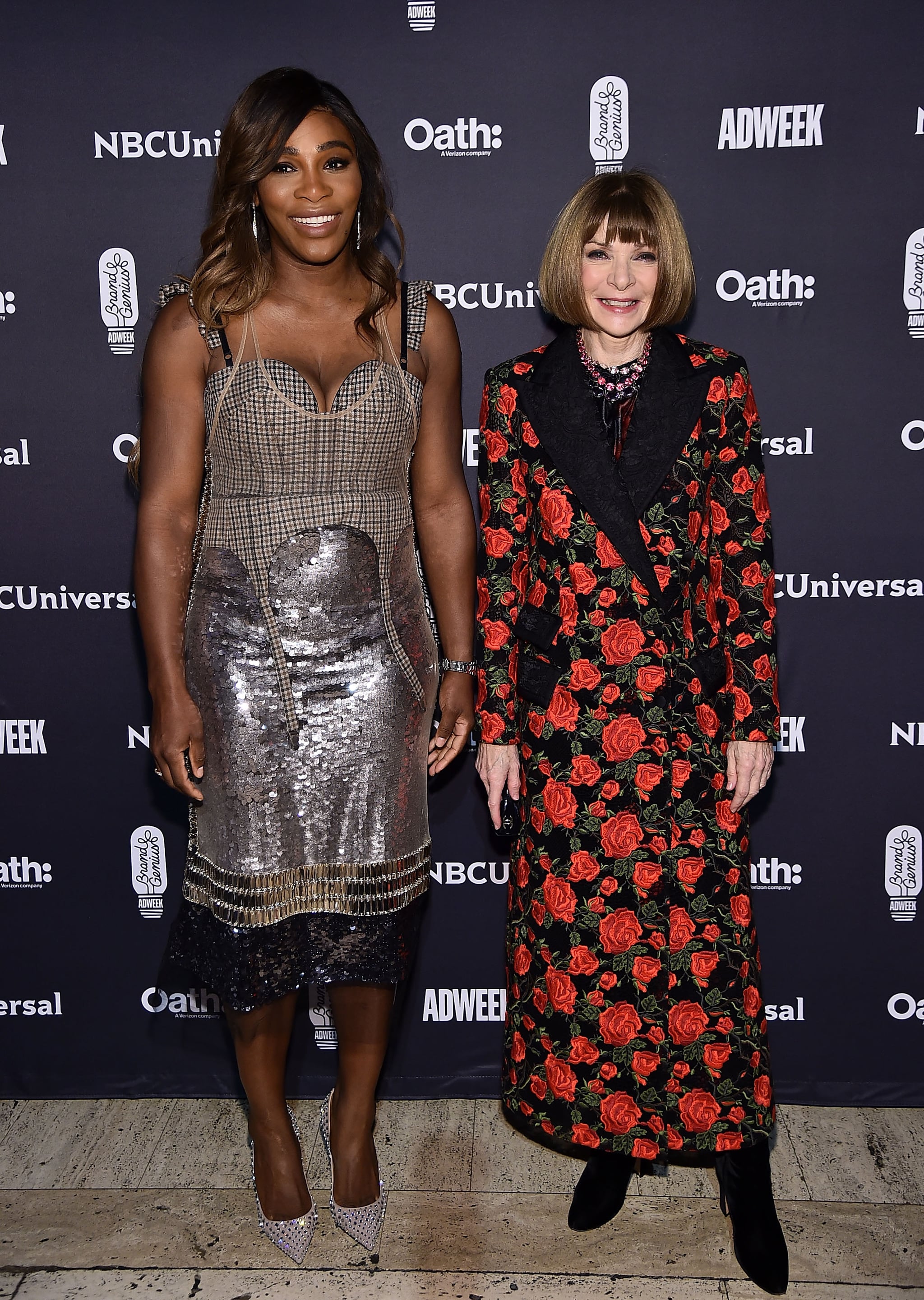 Celebrity Entertainment Serena Williams And Alexis Ohanian Ace Their Appearance At The Brand Genius Awards Popsugar Celebrity Photo 12