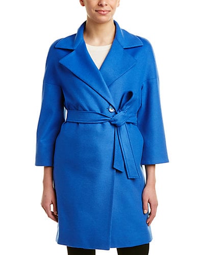 Cinzia Rocca Icons Belted Wool-Blend Coat