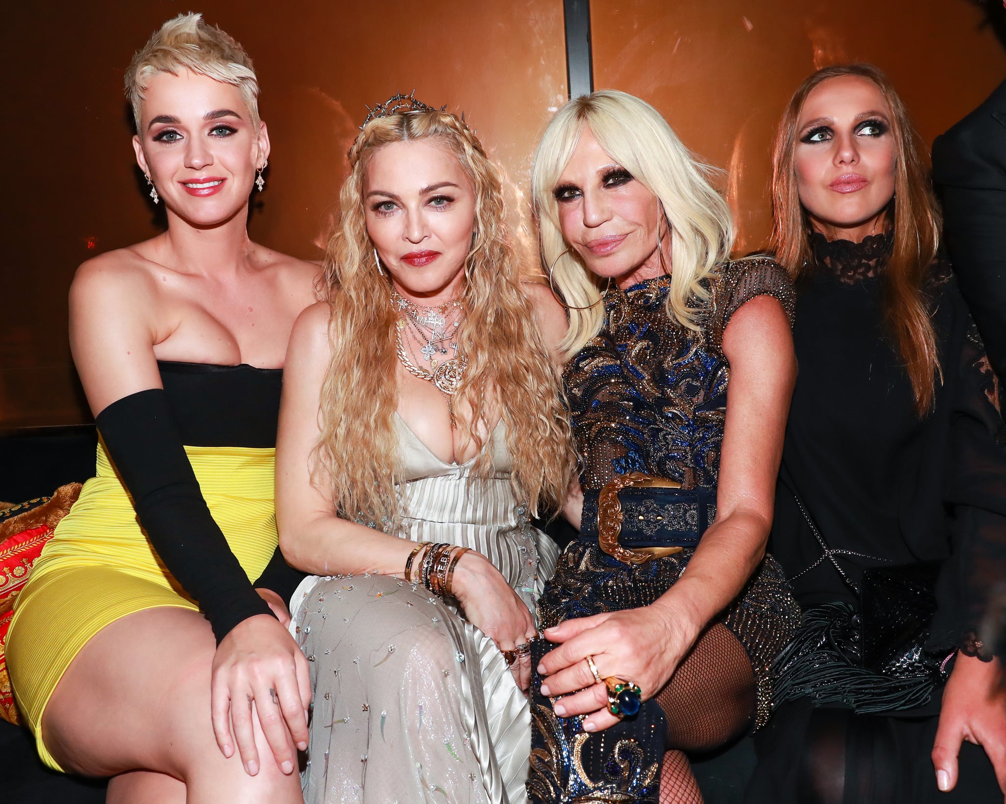 Katy Perry, Madonna, Donatella Versace, Allegra Versace