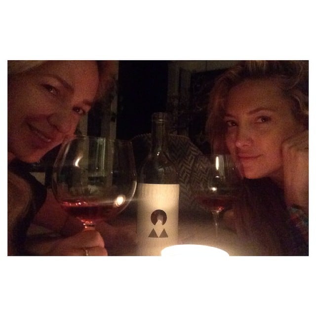 Kate Hudson looked ready to drink some wine with a friend.
Source: Instagram user katehudson