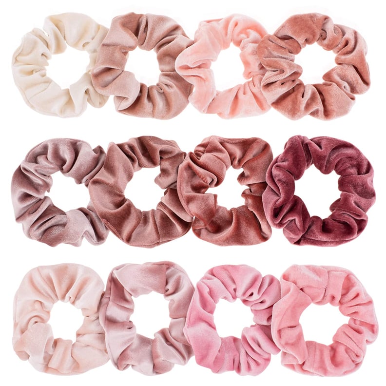 A Cute Accessory: Whaline Blush Velvet Hair Scrunchies