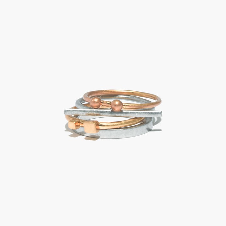 Madewell Shape Series Stacking Rings ($28)