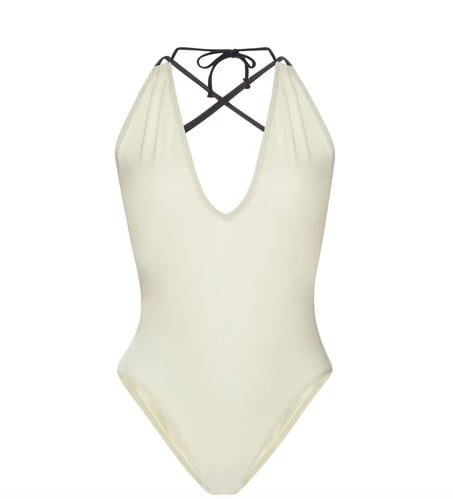 Solid & Striped The Alexandra One Piece Bathing Suit ($150) | White ...