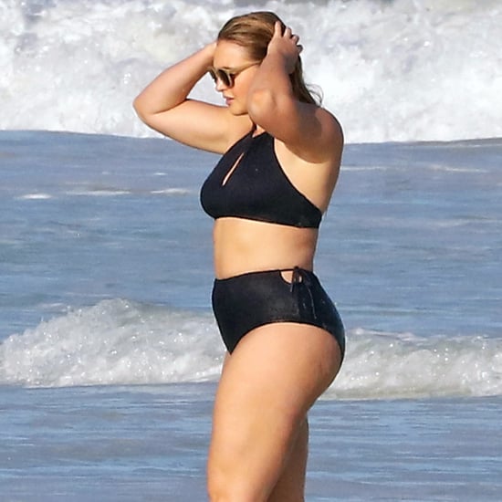 Iskra Lawrence on the Beach in Mexico December 2017