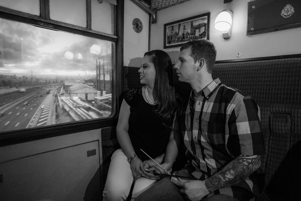 Engagement Photos at the Wizarding World of Harry Potter