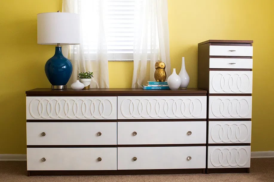 Midcentury Modern Ikea Malm Dresser | Ikea Hack DIY Projects | POPSUGAR