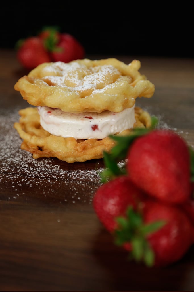 Funnel Cake Ice Cream Sandwich