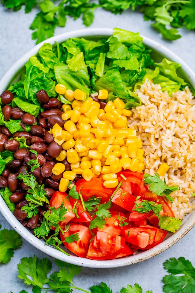 Black Bean Burrito Bowl Salad | 15 Healthy, Make-Ahead Lunch Recipes ...