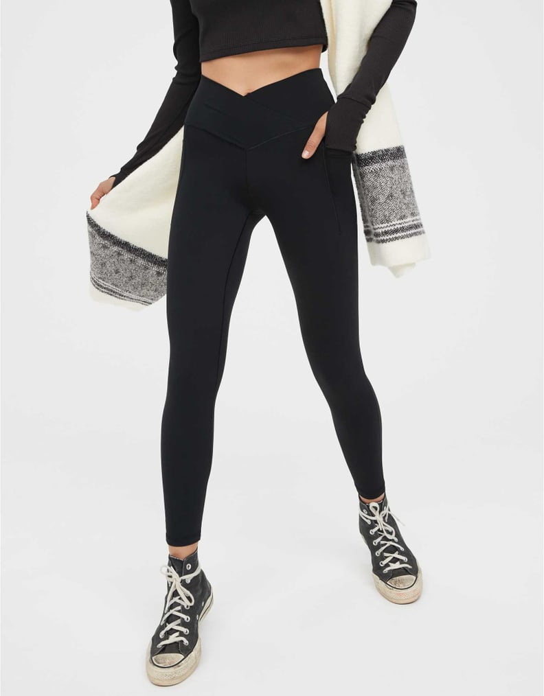 Best Crossover Leggings: Offline By Aerie Real Me Xtra Crossover High Waisted Pocket Legging