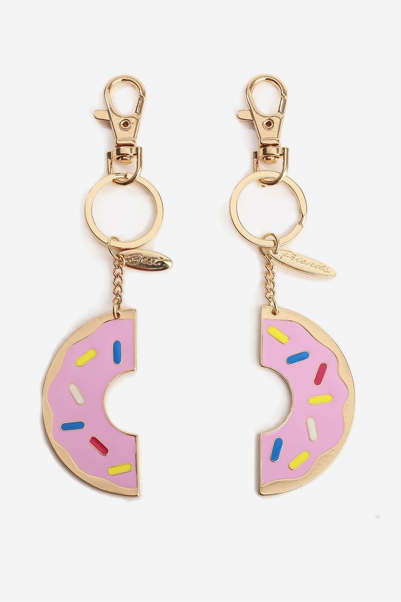 Best Friend Doughnut Key Ring