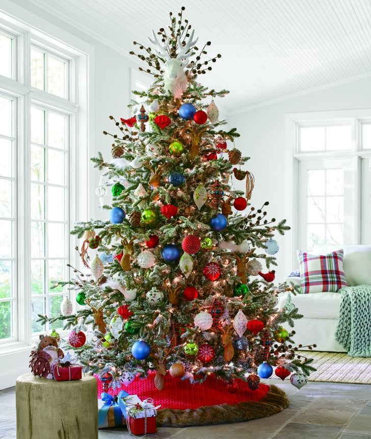 Aspen Pine Flocked Tree Best 2019 Christmas Decor at Grandin Road