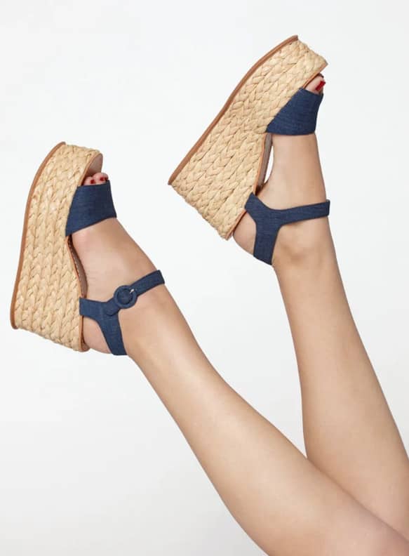 Next deals navy wedges