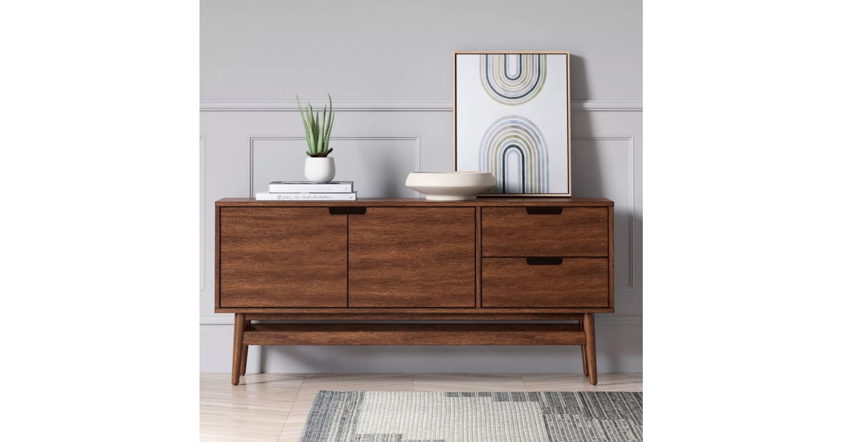 Project 62 Ellwood Wood TV Stand Best SpaceSaving Midcentury Modern