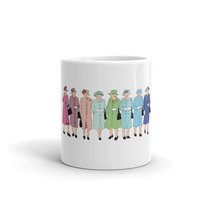 Best For Breakfast Time: Rainbow Queen Mug