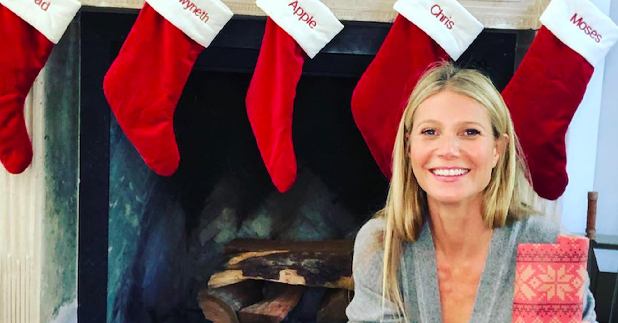 Paltrow's Christmas Stocking For Chris Martin PS Family