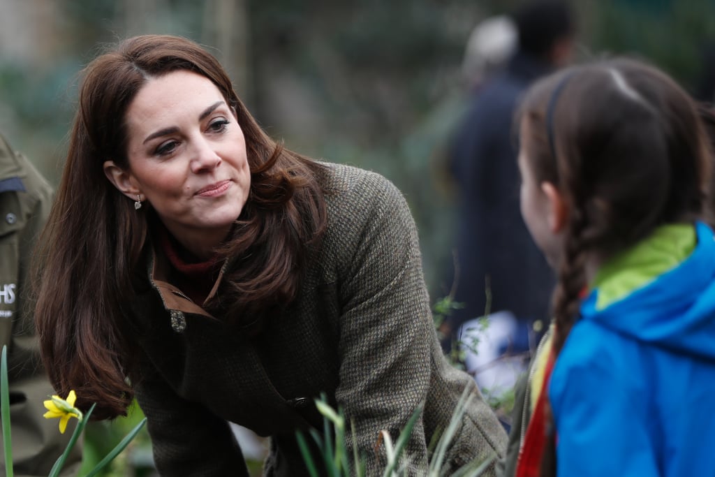 Kate Middleton Visits King Henry’s Walk Garden January 2019