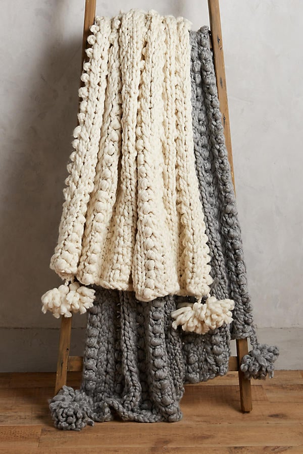 Hand-Knit Sweater Throw ($298)
