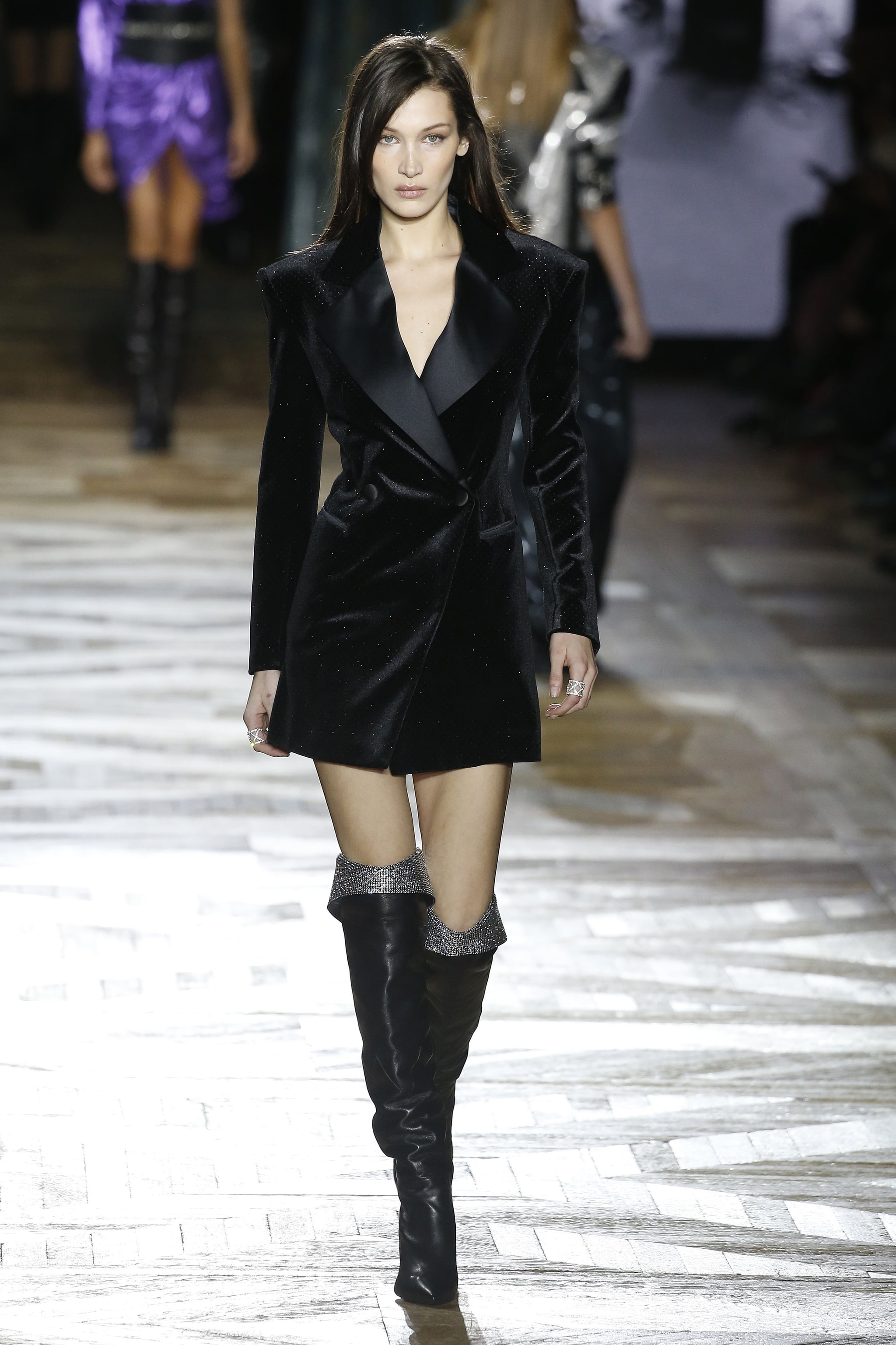 Bella Hadid Walking The Redemption Show At Paris Fashion Week