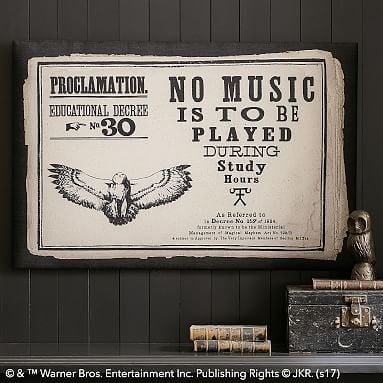 Educational Decree Proclamation Pin Board