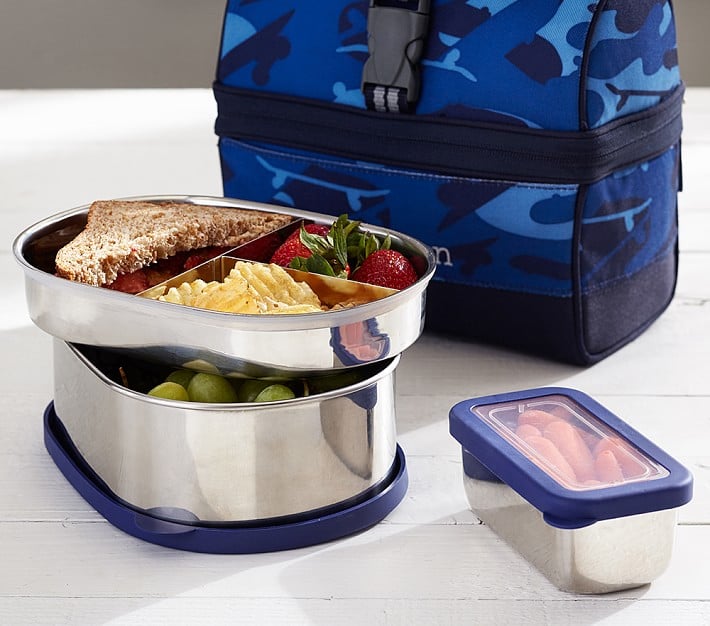 Stainless Steel Retro Lunch Bag Food Storage Set