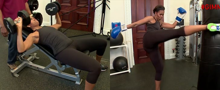 Michelle Obama Workout Routine Popsugar Fitness