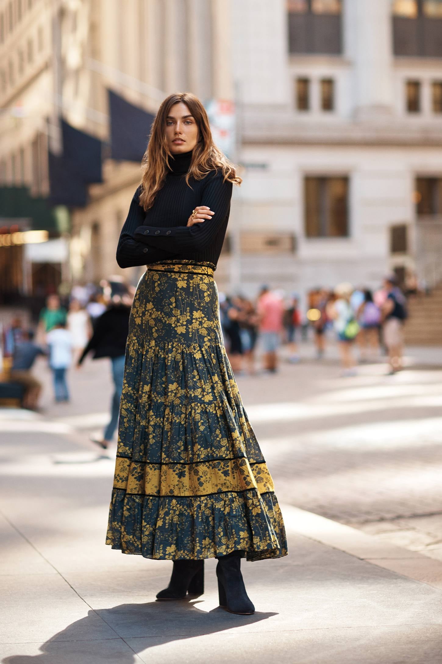 Anthropologie watercolor maxi dress cheap