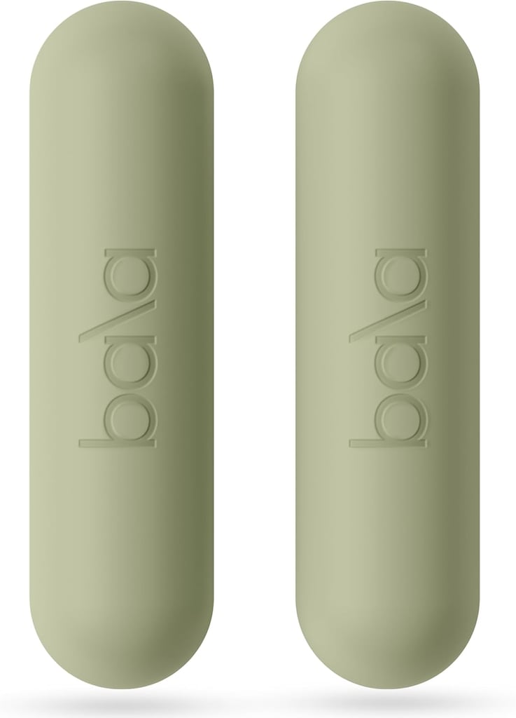 Bala Bars ($59)
When it comes to weight training, you should never underestimate the power of one to three pound dumbbells. The small but mighty resistance is perfect when paired with short repetitive movements such as Pilates or barre exercises. These handheld bars from Bala will be a welcome challenge during a workout, but they're also easy to store around your apartment. Bonus: they look chic.