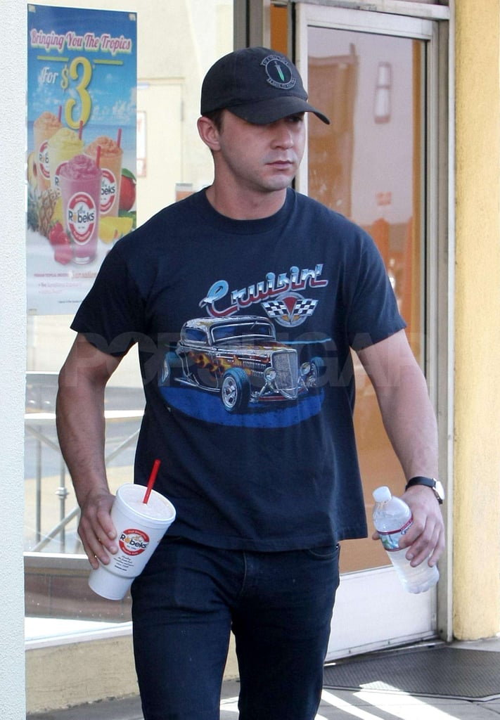 Pictures of Shia LaBeouf Stopping For a Smoothie in LA ...