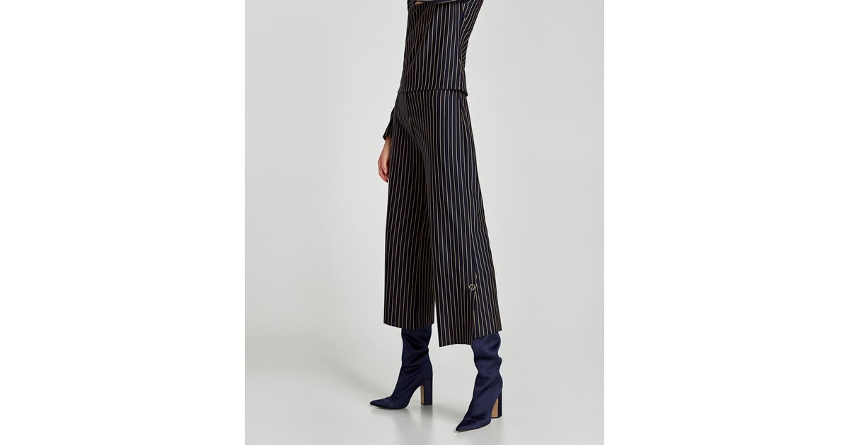 zara pinstripe trousers